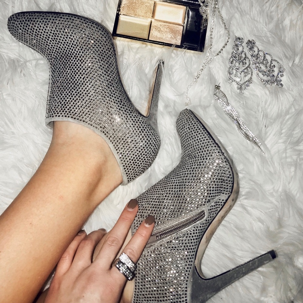 Saks Fifth Avenue sparkle booties